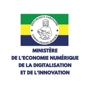 Logo ministère de l'économie numérique, de la digitalisation et de l'innovation-Africa DigiEmpower formations gratuites pour les jeunes. design by adambita237