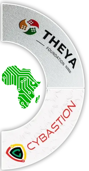 collage Logo THEYA et Cybastion