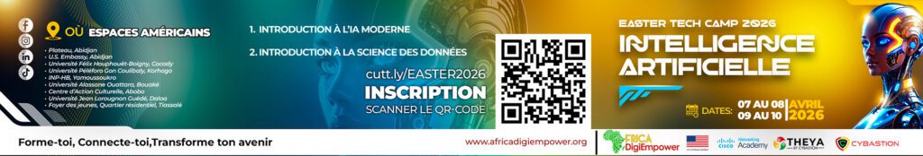 Visuel summer tech camp 2026 couverture page pro linkedin 2256x382000 1-Africa DigiEmpower formations gratuites pour les jeunes. design by adambita237